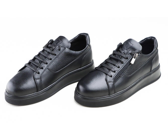 تصویر 2 از کفش چرم پاشنه سه سانتی مدل ارگونومیک با راحتی طولانی مدت